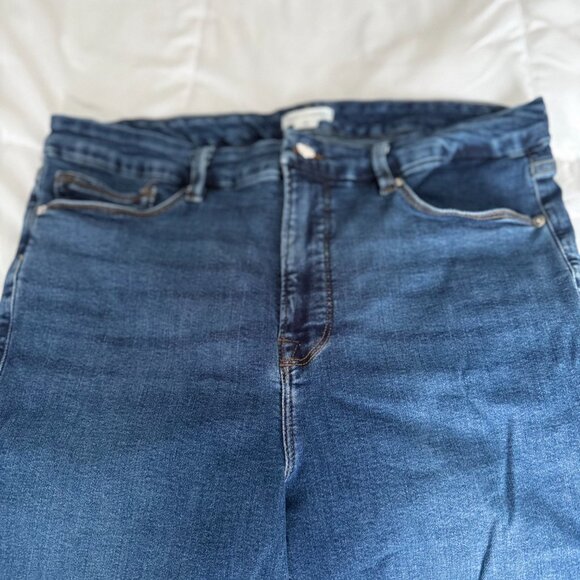 Good American Good Legs Raw Hem Stretch Skinny Jeans (Plus Size 16/1X) Like new - Picture 7 of 9